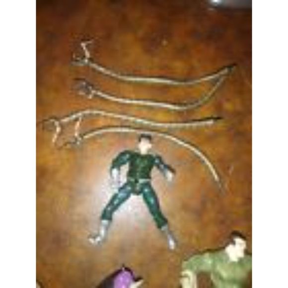 Lot of 3 Spiderman Villans Green Goblin Doc Ock Silver - Picture 4 of 8
